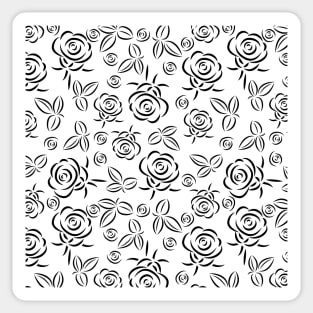 Roses pattern Sticker